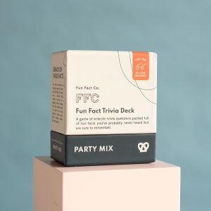 The Party Mix: A Fun Fact Trivia Game Game Night Educational Games for Adults Funny Trivia Question Prompts All Ages Party Game image 10