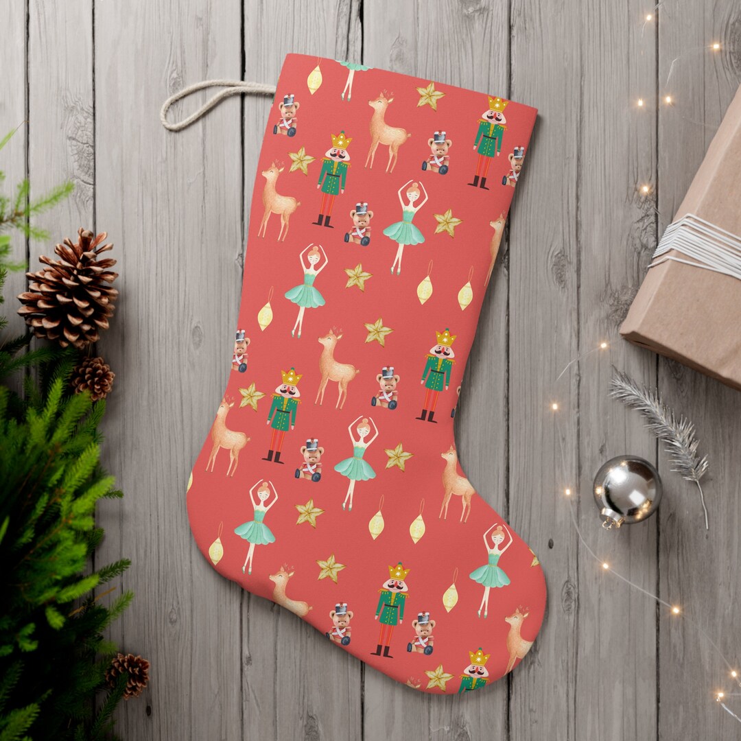 Nutcracker Stocking Nutcracker Christmas Stocking Nutcracker Etsy