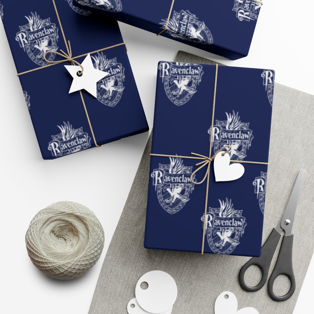 Ravenclaw Gift Wrap, Hogwarts Wrapping Paper, Harry Potter Gift Wrap ...