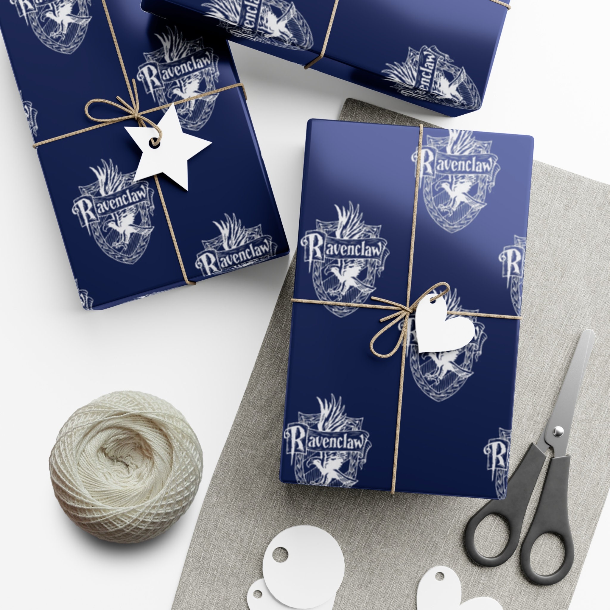 Ravenclaw Gift Wrap, Hogwarts Wrapping Paper, Harry Potter Gift Wrap ...