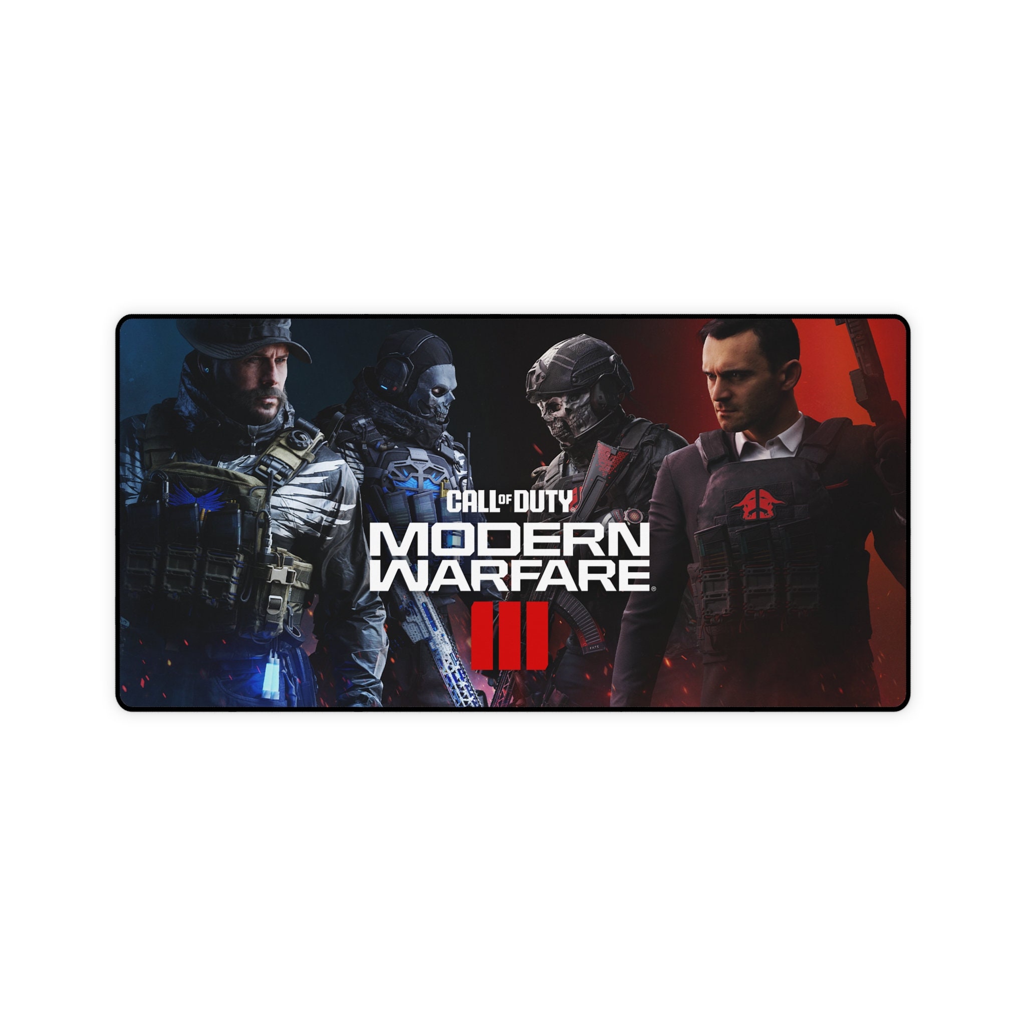 EUREKA ERGONOMIC & Call of Duty Modern Warfare Captain Price Gaming Mouse  Pad, Extended XXL Large Black Home Office Computer Desk Accessories  Keyboard