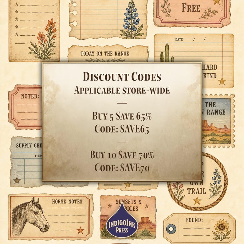 Frontier Cowgirl Fussy Cuts, Cowgirl, Cowgirl Ephemera, Cowgirl Hat, Cowgirl Journal, Frontier Scenes, Printable Ephemera, Digital Download image 7