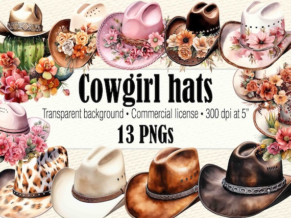 Cowgirl Hat Png, Pink Cowgirl Hat Clipart, Cowboy Hat Clipart, Cowboy Hat Png, Cowgirl Clipart, Pink Cowgirl Png, Cowgirl Clip Art