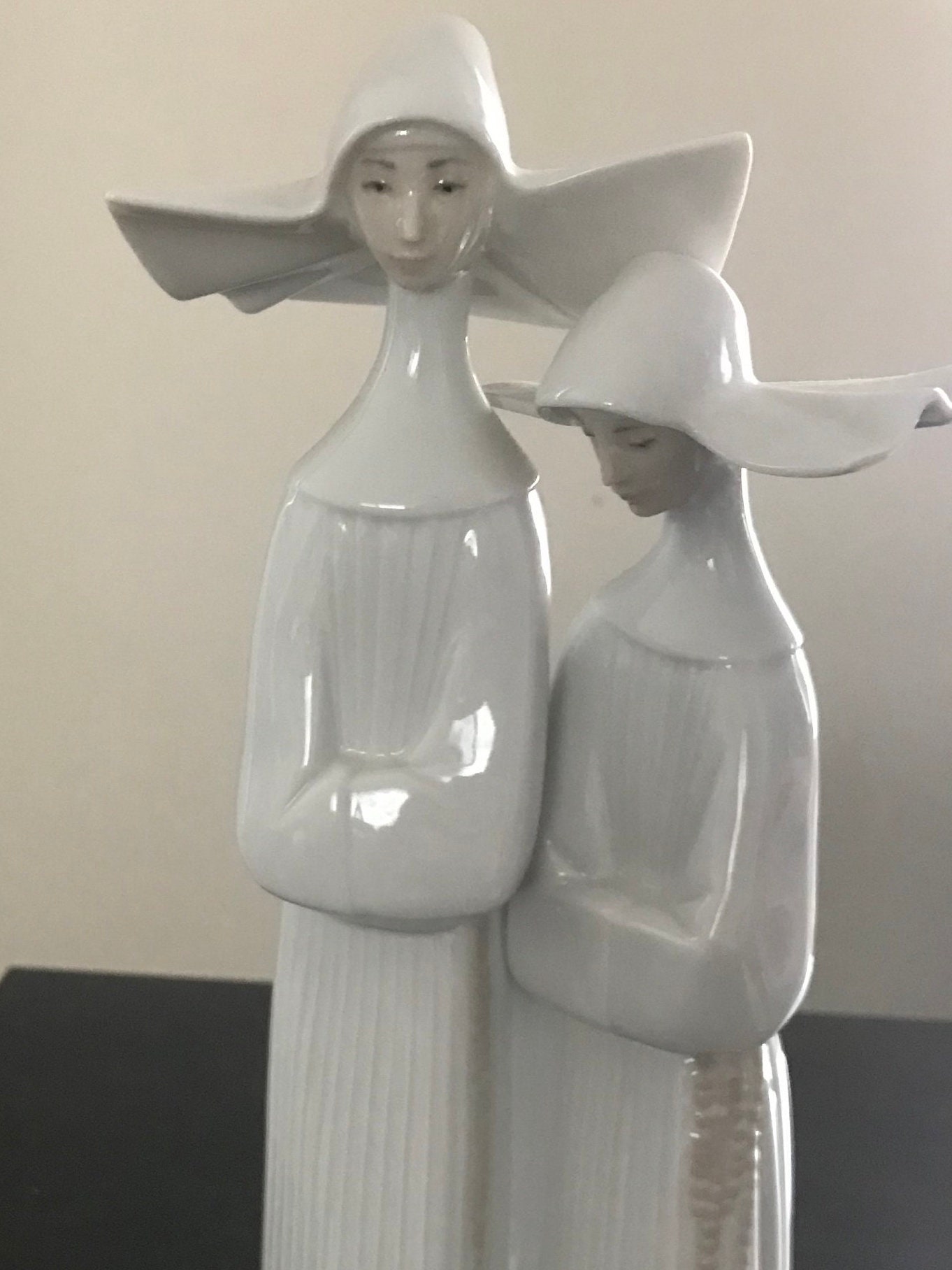Lladro Nuns Standing Together Etsy