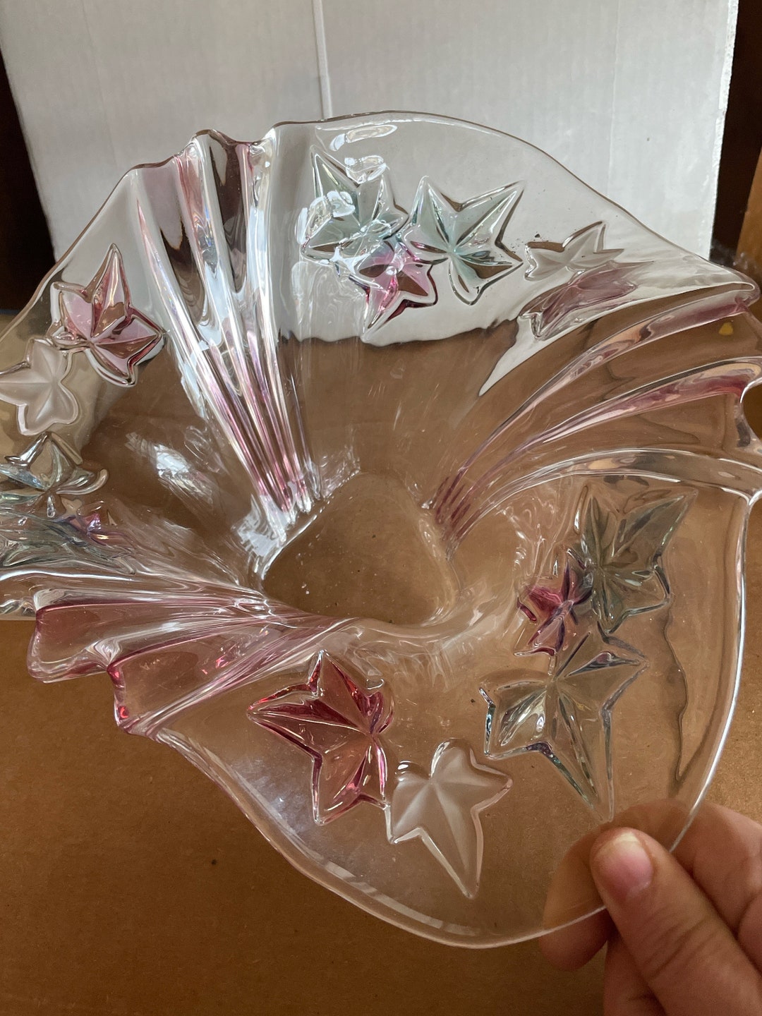 Mikasa Parisian Ivy Glass Bowl Etsy