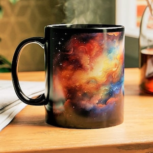 Nebula Kaffeetasse: Himmlische Galaxie Thema, Geschenk für Weltraumliebhaber