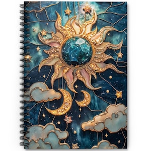 Celestial Moon Journal: Starry Night Sky, Astrology Notepad