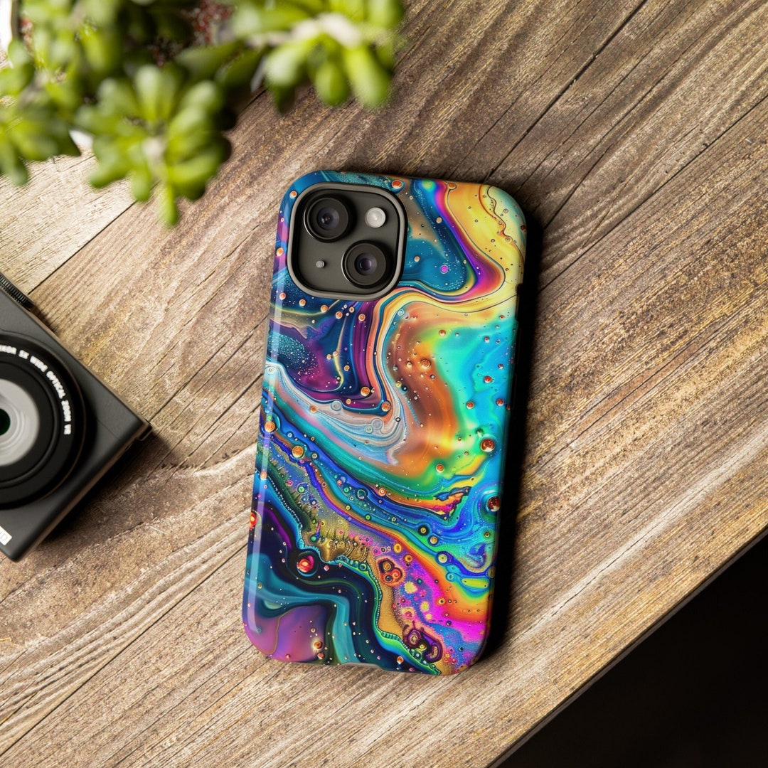 Holographic Phone Case Trendy Phone Cover Holo Design Protector Phone