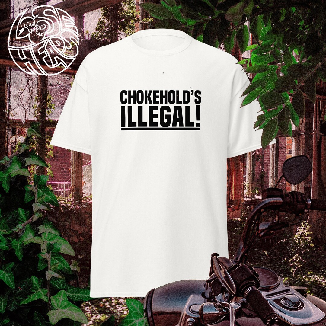 Chokeholds Illegal Daryl Dixon Slogan Shirt Daryl Dixon Etsy UK