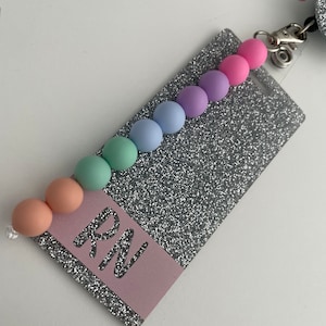 Cervical Dilation Beads, Labor and Delivery Nurse Gift, OB Badge Reel Accessories, Labor Nurse Badge Reel Accessories, RN Gift, l&d nurse