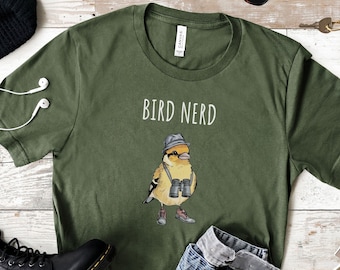 Bird Nerd Shirt, Bird Lover Shirt, Funny Bird Watcher Shirt, Twitcher Shirt, Gift for Bird Nerd, Bird Shirt, Bird Watcher Gift,Bird Nerd Tee