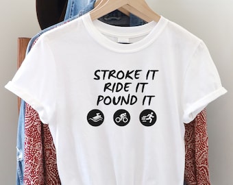 Camiseta de triatlón, camiseta de triatleta, camiseta de triatlón, camiseta de natación, ciclismo y carrera, camiseta de nadador, camiseta de ciclista, camiseta de corredor, regalo para triatleta