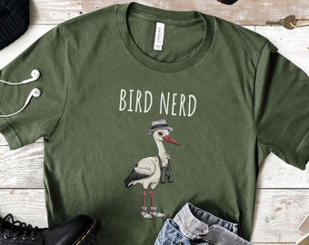 Koszulka Bird Nerd, Koszulka Bird Lover, Zabawna koszulka Bird Watcher, Koszulka Twitcher, Prezent dla Bird Nerd, Koszulka Bird, Prezent dla Bird Watcher, Koszulka Bird Nerd