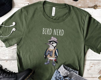 Koszulka Bird Nerd, Koszulka Bird Lover, Zabawna koszulka Bird Watcher, Koszulka Twitcher, Prezent dla Bird Nerd, Koszulka Bird, Prezent dla Bird Watcher, Koszulka Bird Nerd