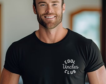 Cool Uncles Club Shirt, Cool Uncle t-shirt, Uncle Era tshirt, Pocket Uncle Shirt, Uncle Birthday Gift, Baby Announcement, Pregnancy Reveal