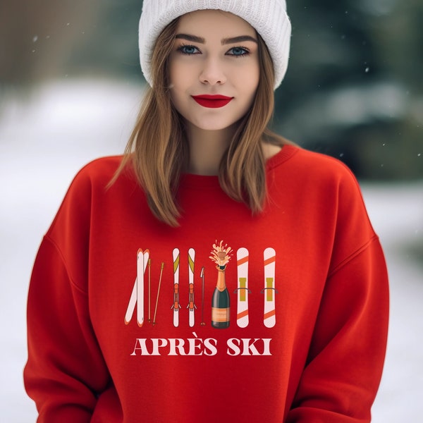 Apres Ski Sweatshirt, Apres Ski Pullover, Winter Sport Sweatshirt, Ski Wochenendtrip, Schneeskilaufen Sweatshirt, Ski Bacherlorette, Ski Bunny