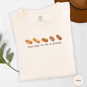 Comfort Colors Glizzy Shirt, Bad Day to Be a Glizzy, Funny Retro Hotdog, Women&#39;s 4th of July Shirt, Memorial Day Shirt, Labor Day Shirt