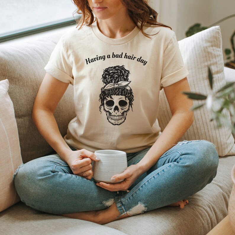 Bad Hair Day, Halloween Shirt, Spooky Season, Halloween Witch Tshirt