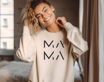 Mama Sweatshirt, Mothers Day Gift, Birthday Gift for Mum, New Mum Gift, Minimalist Cool Mom Sweater, Mom Sweater, Mum Jumper