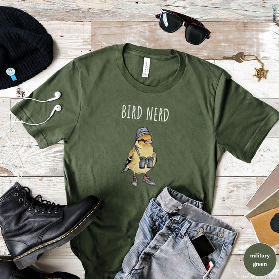 Bird Nerd Shirt, Bird Lover Shirt, Funny Bird Watcher Shirt, Twitcher Shirt, Gift for Bird Nerd, Bird Shirt, Bird Watcher Gift,Bird Nerd Tee