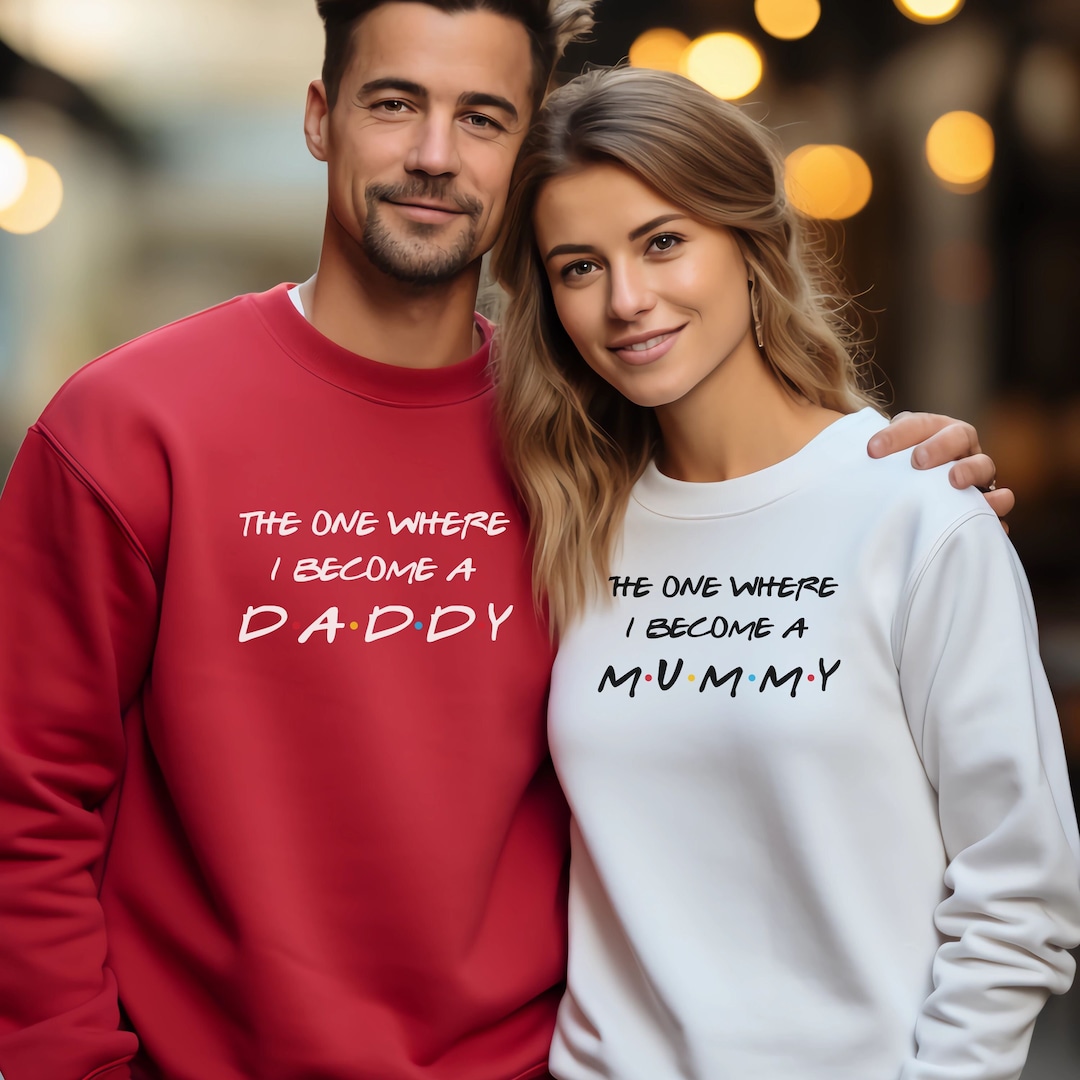 Pregnancy Reveal Sweatshirt, Baby Reveal Sweater, the One Where I