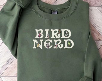 Vogel-Nerd-Sweatshirt, Vogel-Liebhaber-Shirt, lustiger Vogel-Beobachter Hoodie, Twitcher-Shirt, Geschenk für Vogel-Nerd, Vogel-Beobachter Geschenk,Vogel-Nerd-T-Shirt