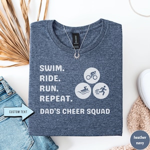 Camiseta de triatlón personalizada, camiseta de apoyo para triatletas, camiseta de equipo de triatletas, repetición de natación, ciclismo y carrera, camiseta de nadador, camiseta de ciclista, camiseta de corredor,