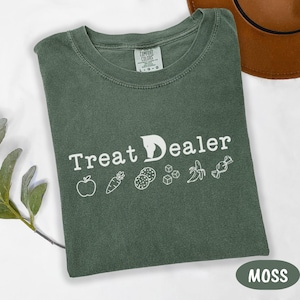 Comfort Colors Treat Dealer Shirt, Horse Mom Gift, Horse Treat Lady Funny Shirt, Horse Show Mom Shirt, Funny Horse Birthday Gift, Horse Dad