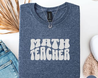 Camiseta de matemáticas, regalo para profesor de matemáticas, camiseta de matemáticas, regalo de agradecimiento para profesor de matemáticas, camiseta para amantes de las matemáticas, camiseta del equipo de matemáticas, camiseta de matemáticas