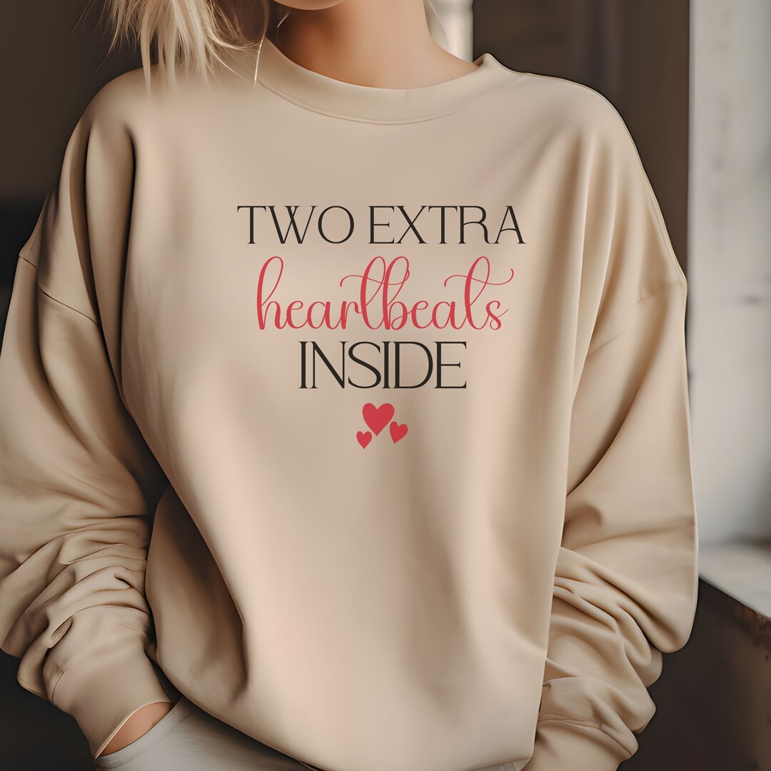 Twin Pregnancy Announcement Sweatshirt, Twin Babies Jumper, Twin