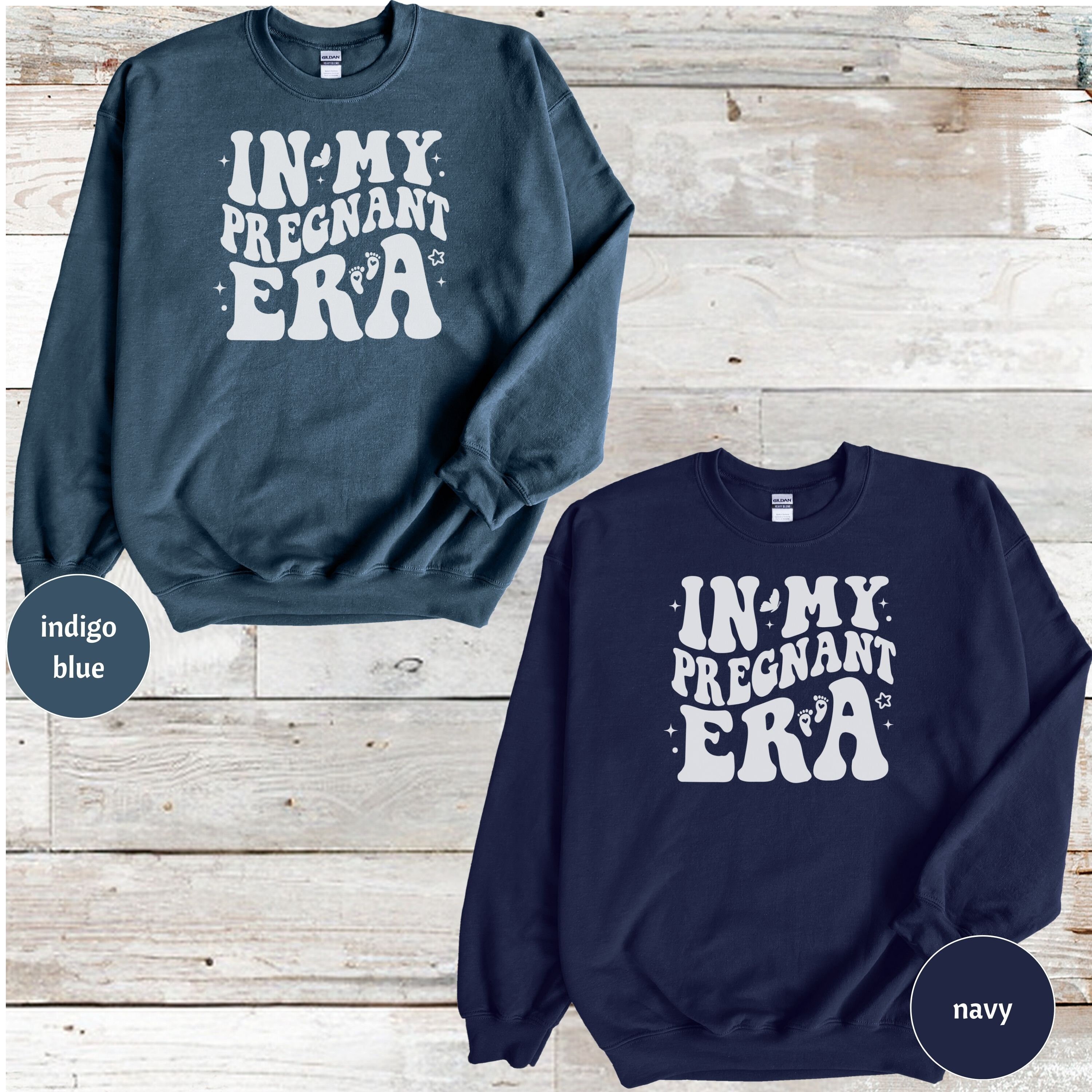 Pregnancy Announcement Sweatshirt, in My Pregnant Era Maternity Jumper