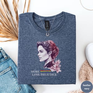More Pride Less Prejudice Shirt, LGBTQ Shirt, Proud Ally Shirt, Pride Month Shirt, LGBTQ Sweatshirt, LGBTQ Gift, Pride Parade, Lesbian Shirt
