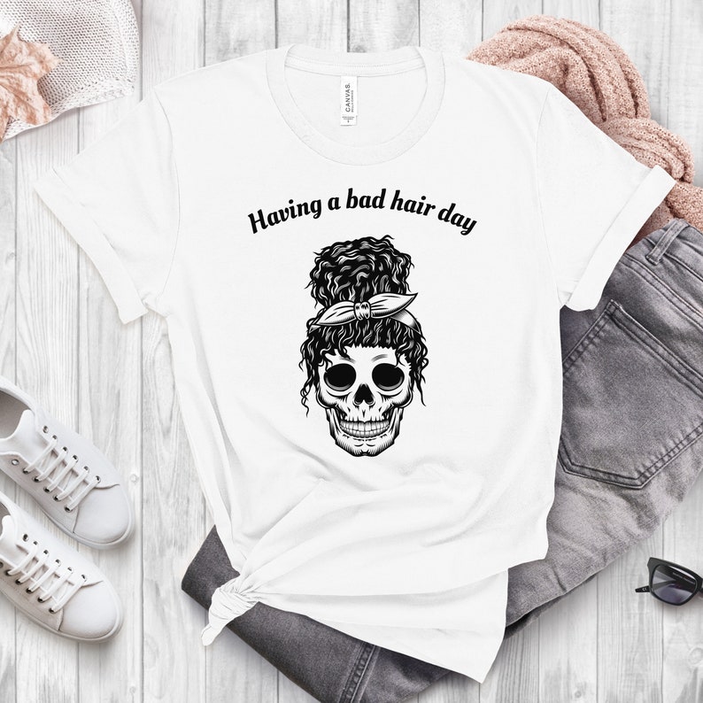 Bad Hair Day, Halloween Shirt, Spooky Season, Halloween Witch Tshirt