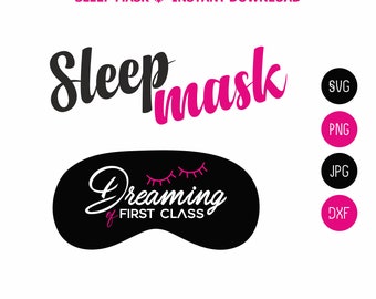 Sleep Mask SVG | Sleep Mask Dxf | Funny Sleep Mask I Best Eye Mask Idea | Designer Sleep Masks | Best Sleep Masks of 2024