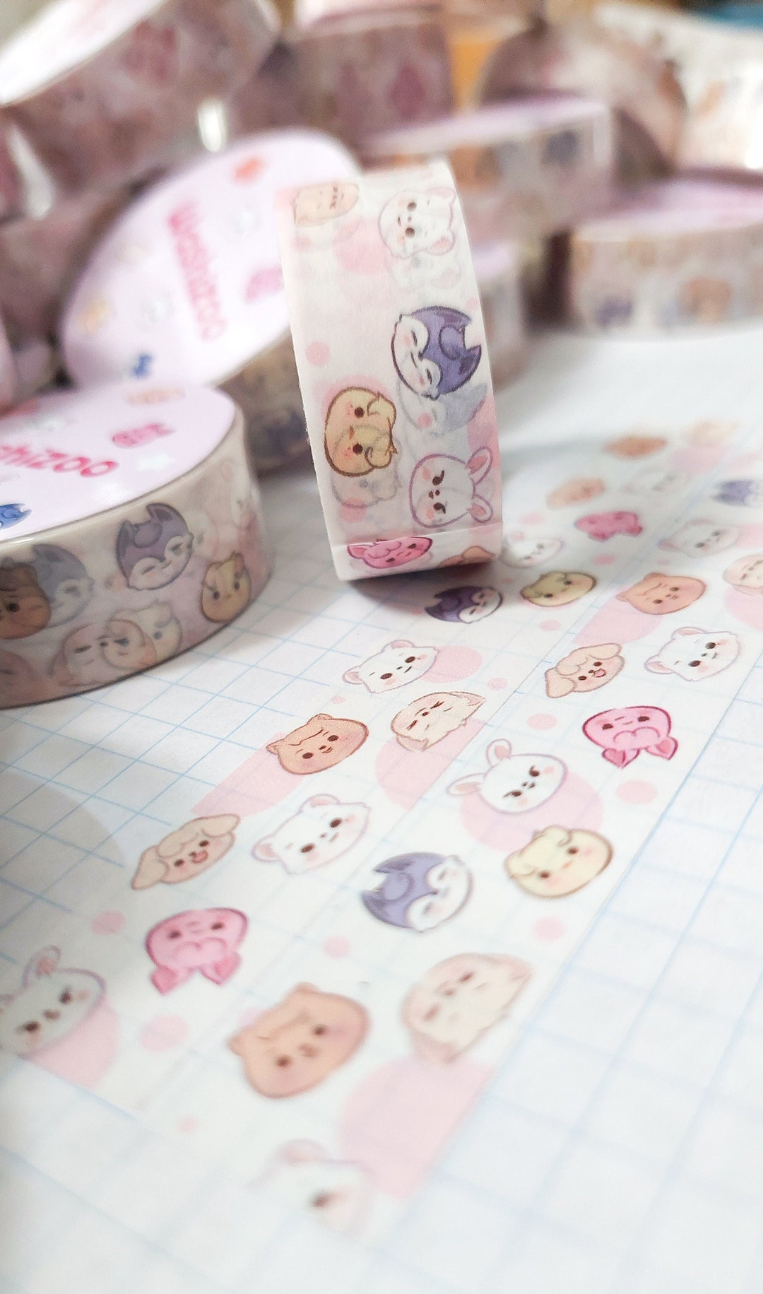 Washizoo OT8 / Washi Tape/ Skzoo / Stray Kids Etsy
