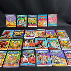 MOTU 23 Vtg Mini Comic Book Lot Masters of The Universe He-man 1980s