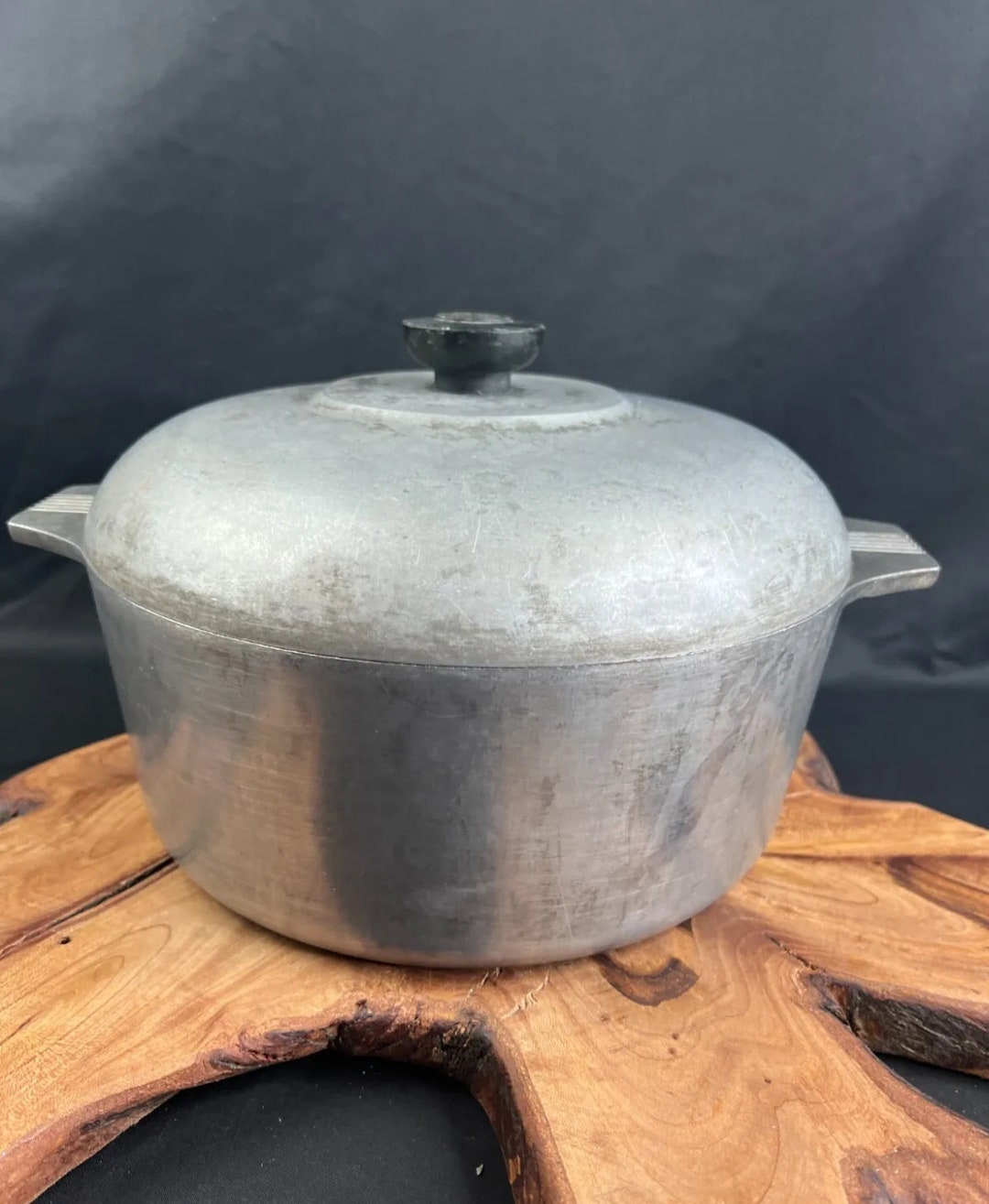 Vintage Magnalite GHC Aluminum 5 Quart 4.5 Liter Dutch Oven Stock Pot W