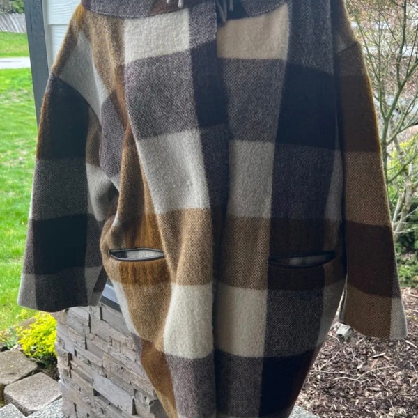 Buy Blanket Coat Etsy