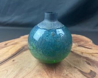 Benny Motzfeldt Vase for Randsfjord Glass Norway Vintage