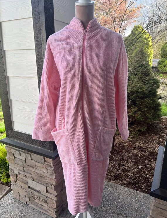 Pink BARBIE Chenille Robe Hand Embroidered Robe Barbi… Gem
