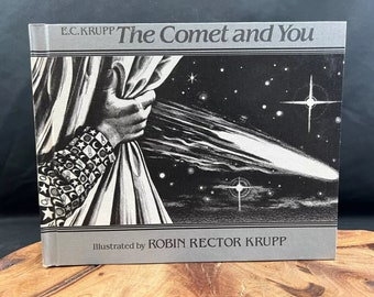 La cometa e te 1985 Weekly Reader Libro raro Il libro della cometa di Halley E.C. KRUPP