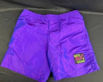 Vintage Surf Style Purple Shorts Size Medium