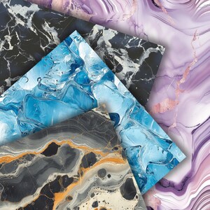 Marble Digital Paper | Digital Download | Glitter Marble Digital Paper ...