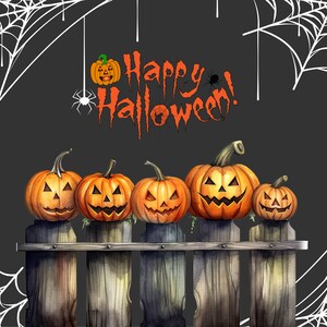 Happy Halloween PNG, Halloween Sublimation, Pumpkin Design