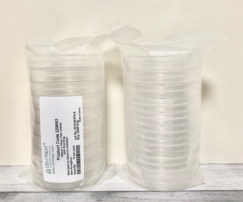 Sterile Agar Plates Empty Agar Plates for Mycology Celltreat Etsy Ireland