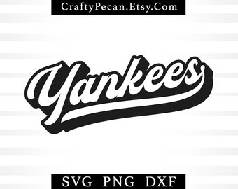 Yankees Svg, Yankees Baseball Svg, Yankees Retro Shirt Png, Yankees Jersey Svg files for Cricut Maker Silhouette Cameo, Laser engraving dxf