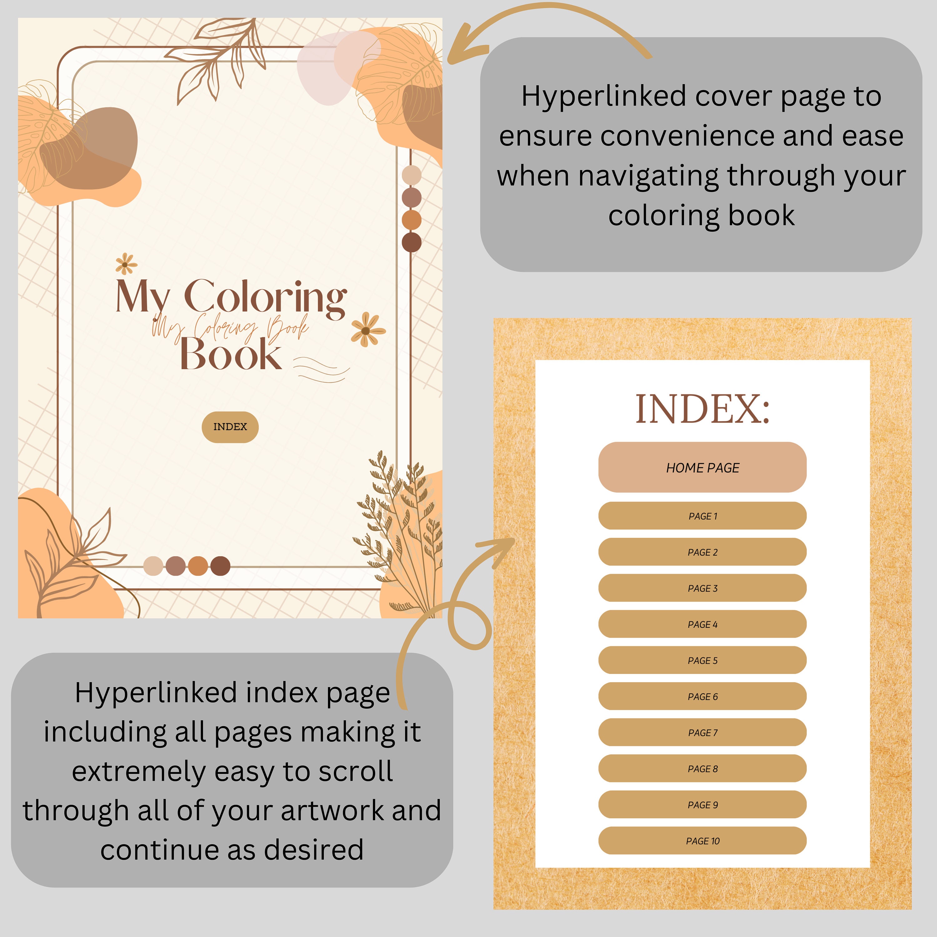My Digital Coloring Book L Goodnotes Coloring Book L Intricate Printable/digital Coloring Pages ...