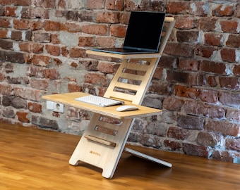 ArcWorks Standing Desk, Laptop Stand, Adjustable Standing Desk, Sit Stand Desk, Standing Workstation Desk for Home Office