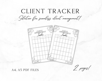 Master Your Client Records, Client Tracker Printable