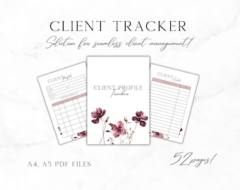 Client Management System - Printable Client Tracker